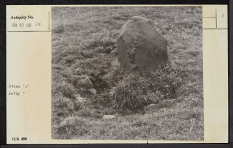 Castlethorn, NS97SE 38, Ordnance Survey index card, page number 2, Recto