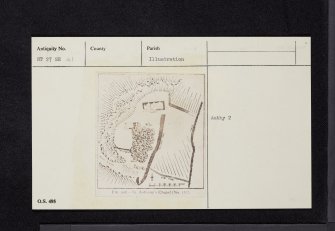 Edinburgh, Holyrood Park, Queen's Drive, St Anthony's Chapel And Hermitage, NT27SE 41, Ordnance Survey index card, Recto