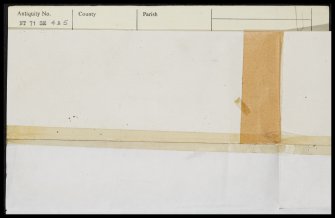 Pennymuir, NT71SE 4, Ordnance Survey index card, Recto