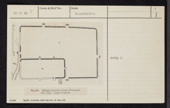 Pennymuir, NT71SE 5, Ordnance Survey index card, page number 2, Recto