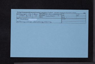 Torrs, NX76SE 19, Ordnance Survey index card, Recto
