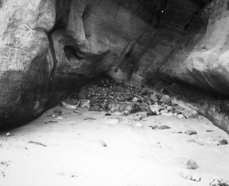 General view of sea cave.