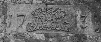 Detail of carved lintel.