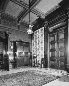 Interior view of Norwood House, Garthdee Road, Aberdeen, showing entrance hall.