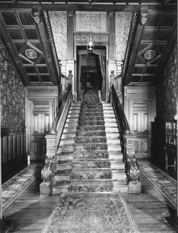 Interior.
General view from main hall to staircase landing.
