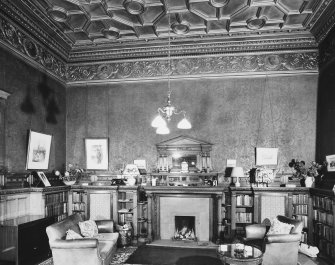 Interior.
General view of library.