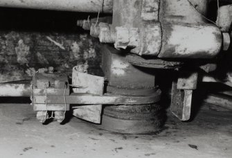Interior.
Detail of pan mill roller.