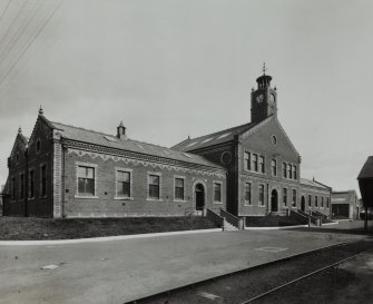 Photographic copy of glass negative showing View.  General Offices from NW (2645w)