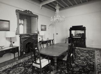 Interior.
View of ground floor dining room from North-West.