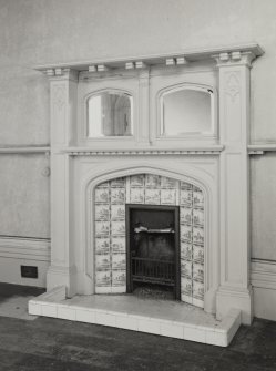 Interior.
Detail of chimneypiece in tower room.
