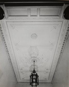 Interior.
View of ground floor vestibule ceiling.