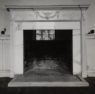 Interior.
Detail of chimneypiece in South-East room, ground floor.
