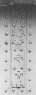 Detail of tirling-pin on tower door.