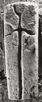 Early Christian cross-incised slab. Reverse.