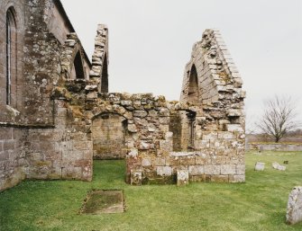 Fearn Abbey.  South East aisle, view from West.