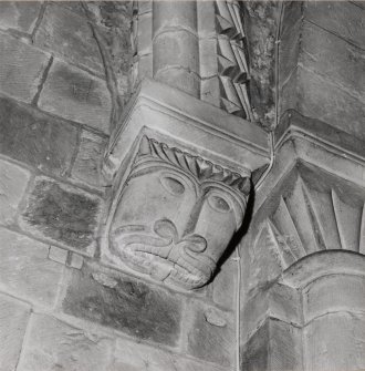 Dalmeny Parish Church, interior
Detail of corbel head