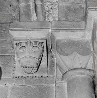 Dalmeny Parish Church, interior
Detail of corbel head