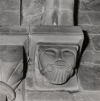 Dalmeny Parish Church, interior
Detail of corbel head