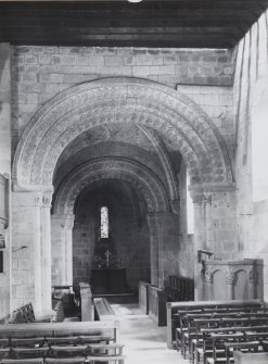 Dalmeny Parish Church, interior
View towards East end