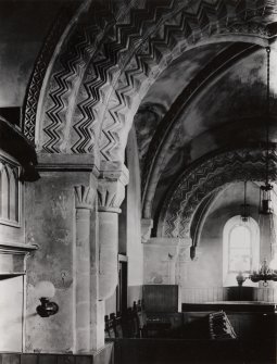 Dalmeny Parish Church, interior
Detail of chancel arch