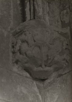 Detail of corbels in vestry.