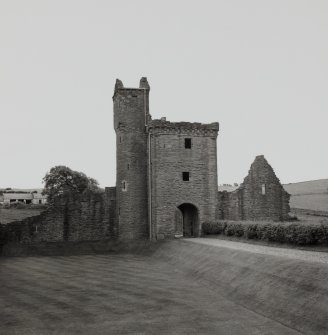 General view from N of gatehouse.