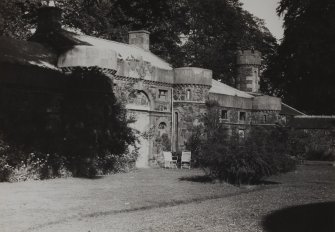 Pitfour Castle, stables.
General view.