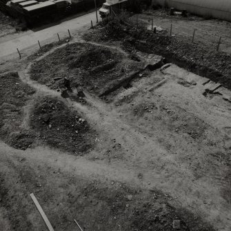 Perth, Whitefriars Street, Carmelite Friary Excavation.
High level view of excavation, view 11.