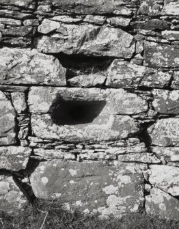 Detail of shot-hole.