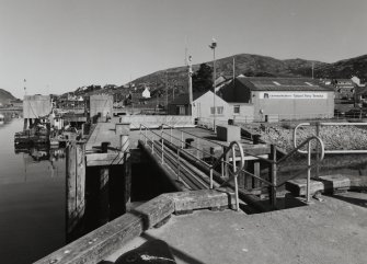 General view of ferry terminal and pier from ESE.