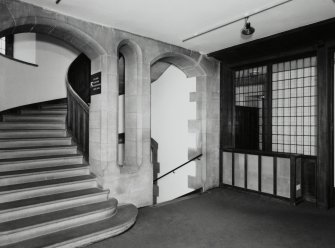 Interior, view of main entrance lobby
