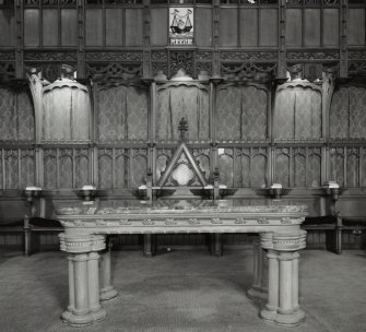 Interior, view of communion table