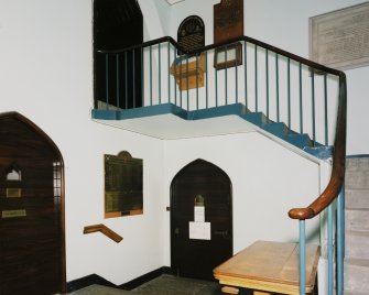 Interior, north east vestibule, view from north east