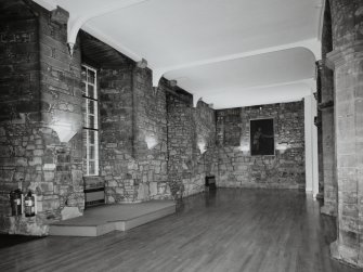 Detail of Northwest corner of Laigh Hall