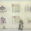 Plans, sections and elevations for number 10.