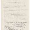 S2281/14. Handwritten manuscript entitled 'Article for the Archaeological Newsletter. September 1949'. 4 of 6 sides.