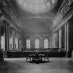 Photograph showing interior of telling hall of Bank of Scotland, St Andrew Square