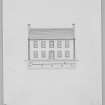 Publication drawing. Ardpatrick House; east elevation of 1769 block (partially reconstructed)
