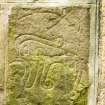 Detail of Pictish stone