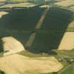Oblique aerial view centred on the cropmarks and the remains of the Cleaven Dyke cursus monument, taken from the ESE.
