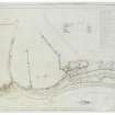 Plan of Port Edgar Royal Naval Base (HMS Lochinvar).
Annotated drawing with numbered table.
Civil Engineer in  Chiefs Department Adimiralty, Rosyth District