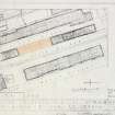 Plans, sections and elevations of additions and alterations to Nos 12 and 13. Plans of shop front and fittings for Messr Barret & Co. Site plan.