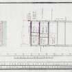 Plans, sections and elevations of additions and alterations to Nos 12 and 13. Plans of shop front and fittings for Messr Barret & Co. Roof plan.