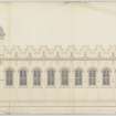 Drawing of W elevation of the chapel.