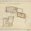 'Edinburgh & Leith Corporations' Gas Commissioners. Waterloo Place Office Extensions
Plan of floor at Street level'.
Signed: 'W R Flemming and various other names'