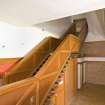 Interior. Teaching block. View of main stairs from ground floor entrance lobby