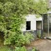 Wendy house in private garden, view from SE