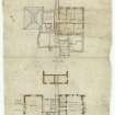 West Shandon Hydropathic Establishment.
Plan showing alterations on Kitchen Wing.