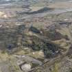 Oblique aerial view centred on the remains of the black powder works, taken from the