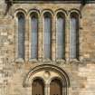 Detail of W entrance of the Parish Church Of The Holy Trinity, St Andrews.